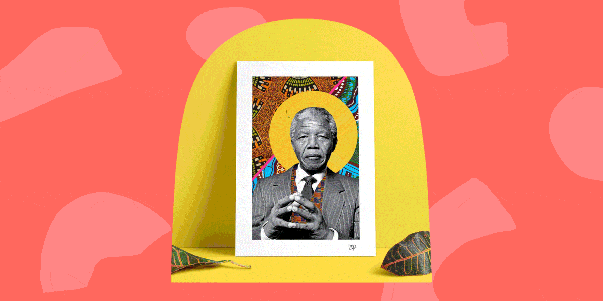 nelson mandela print, happy kwanzaa pillow, kwanzaa wine bottles, african print zipper pouch