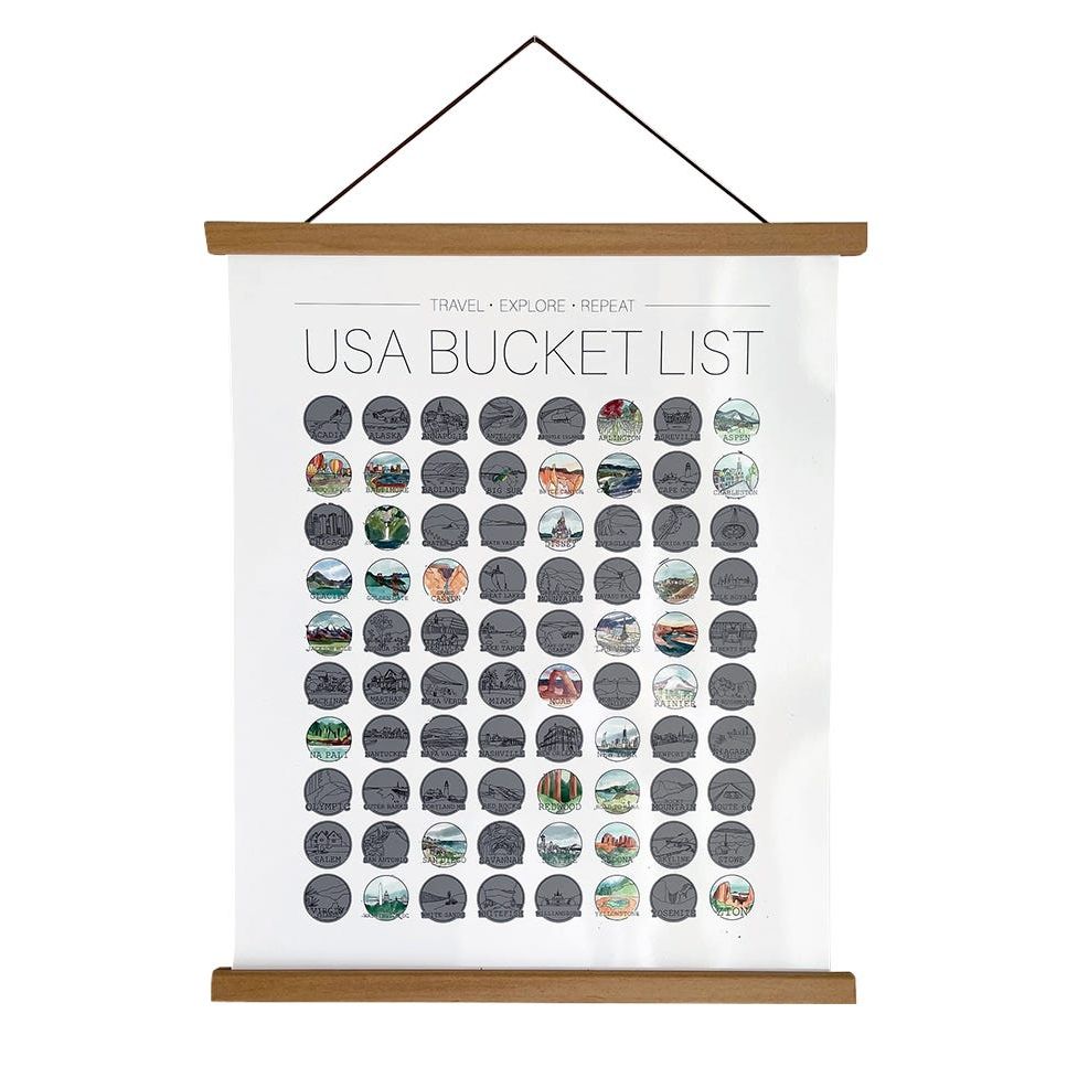 United States Bucket List Scratch Off