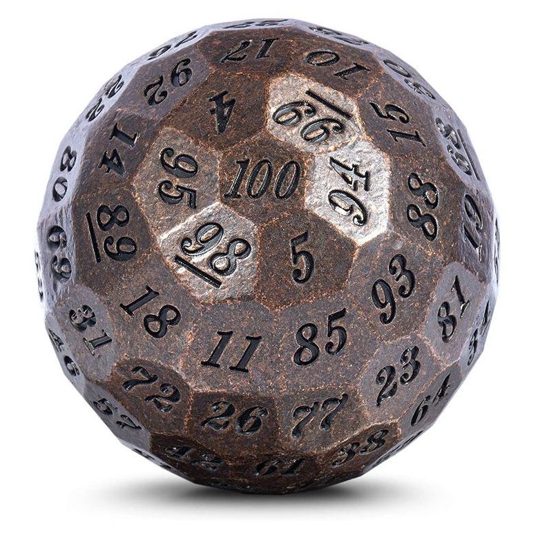 Metal D100 Dice