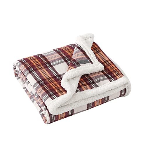 Reversible Sherpa Throw Blanket