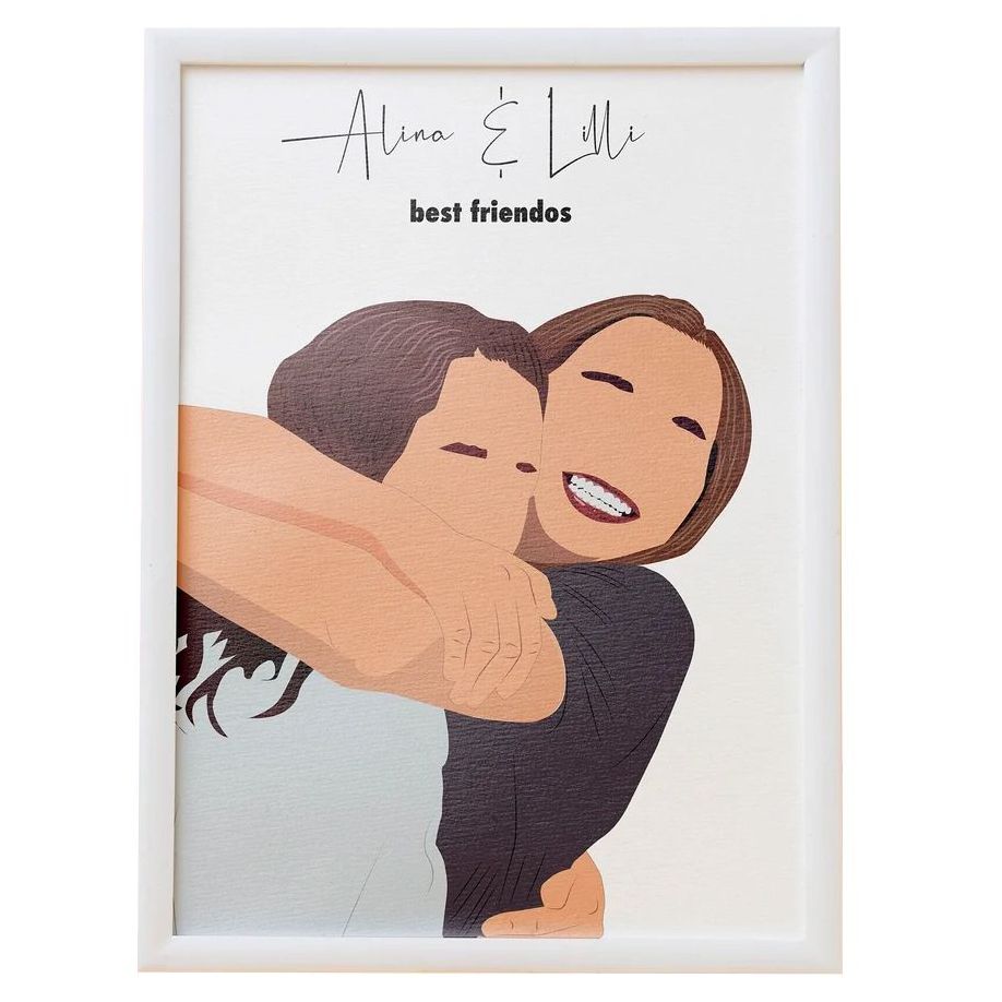 Personalized Best Friends Print