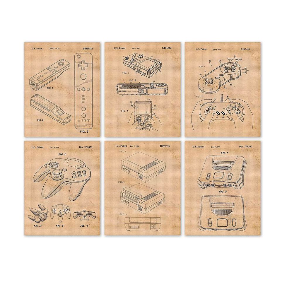 Vintage Video Games Prints