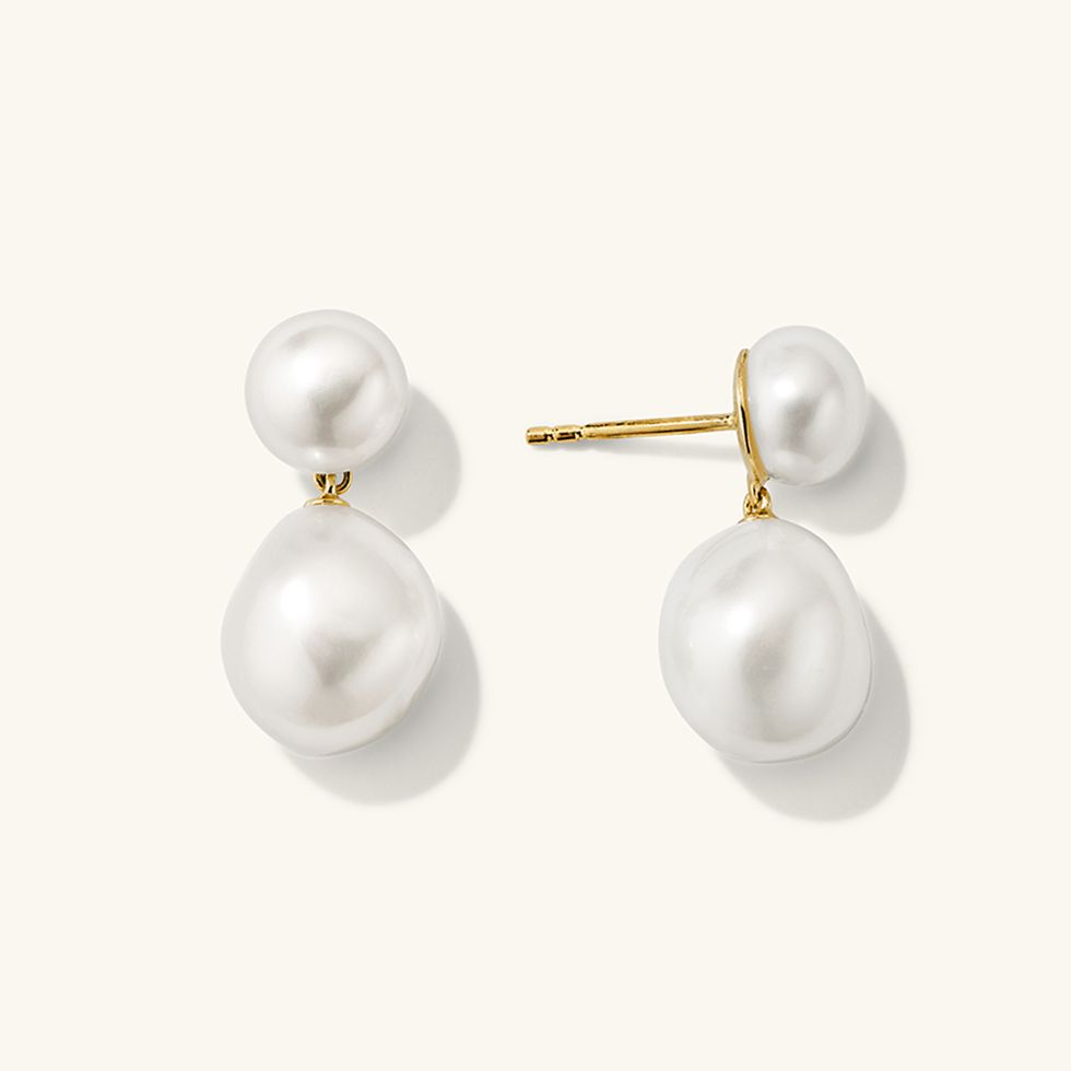 Bold Pearl Drop Earrings