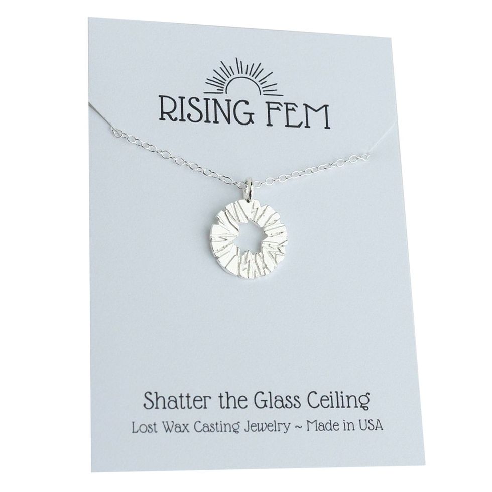Shattered Glass Ceiling Necklace
