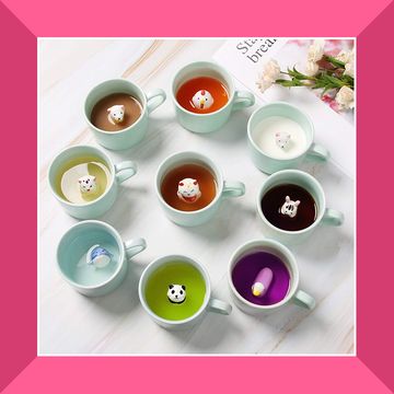 surprise animal mugs, outdoor picnic with basket