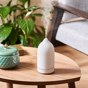 essential oil diffuser on side table essential oil diffuser on side table