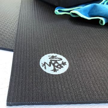 manduka yoga mat and sweat towel