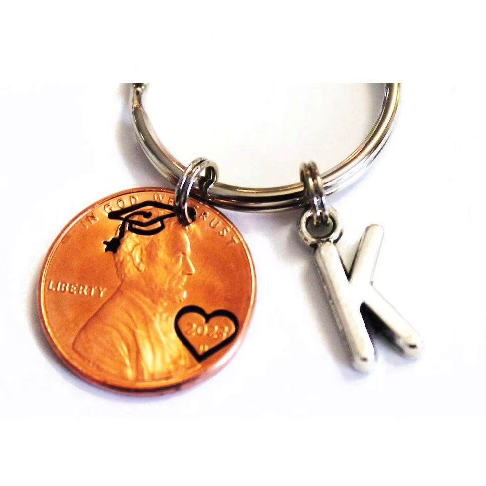 Graduation Year Penny Keychain